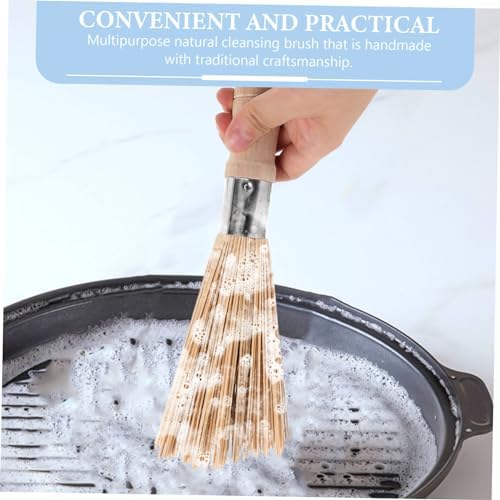 OKUMEYR Cleaning Brush for Cast Iron Cookware