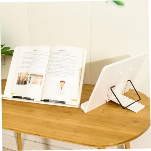 Gogogmee Adjustable Wooden Book Display Stand for Desk