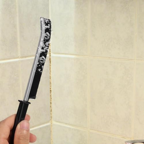4 Pack Hard Bristle Crevice Brush for Kitchen Bathroom Windows and Grout
