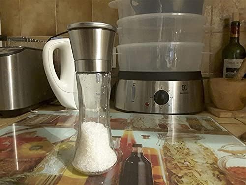 JAJKAFCL Pepper Salt Grinder Set of 2 Adjustable Coarseness