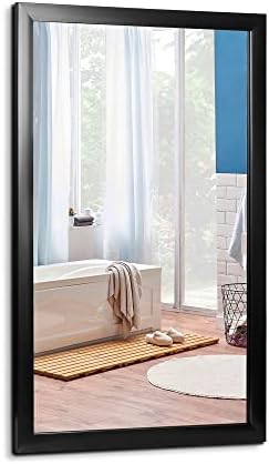 Modern Black 24x36 Inch Wall Mirror for Bathroom