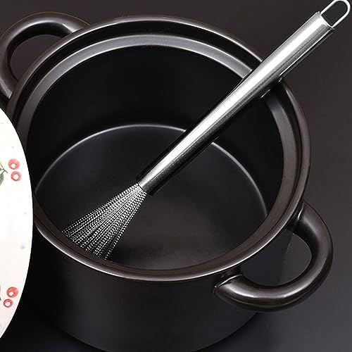 Guaber Stainless Steel Wire Brush for Cast Iron Pans