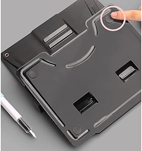 Yuidaaavzz Metal Book Stand with 6 Adjustable Angles 1