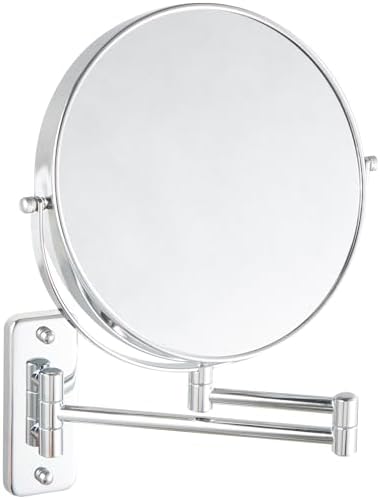 Owosald Wall Mounted Makeup Mirror with 1X10X Magnification