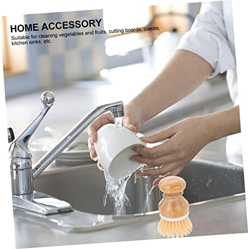 BIUDECO Sustainable Kitchen Pot Brush 2-Piece Set