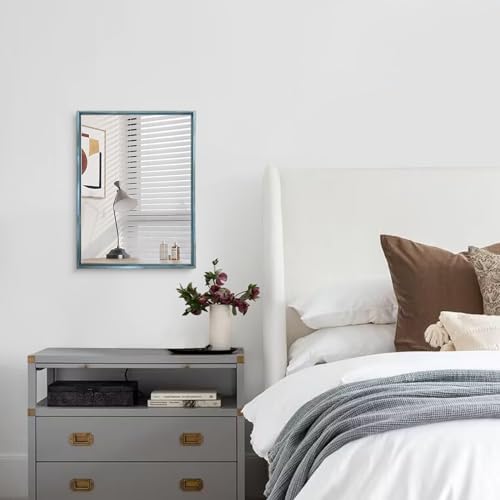 AAZZKANG 20x16 Inch Metal Framed Wall Mirror