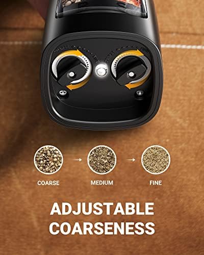 SANGCON 2 in 1 Electric Salt Pepper Grinder Set