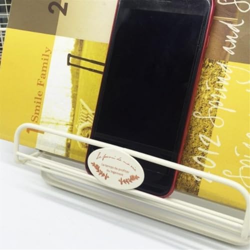ZDOYUN Foldable Cookbook Stand with Metal Base and Adjustable Design
