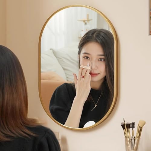 LXP Gold Bathroom Vanity Mirror 40x60cm 1