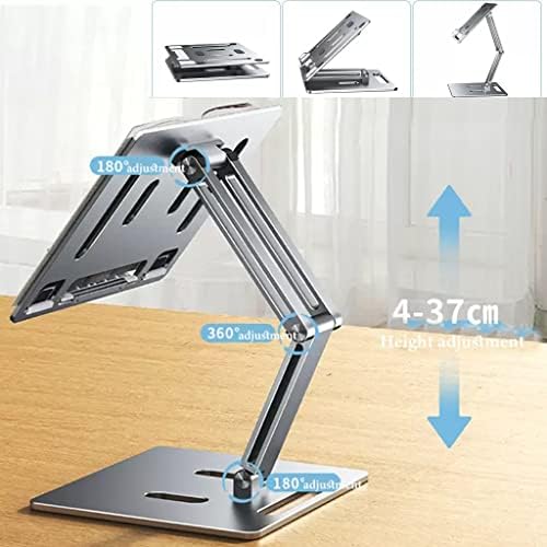 360 Rotatable Book Stand with Height Adjustment - Gray