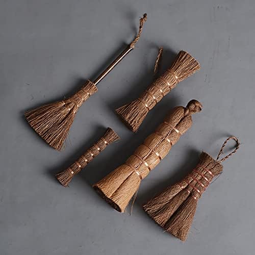 UPTALY Natural Palm Bristles Brush for Non-Stick and Cast Iron Pans