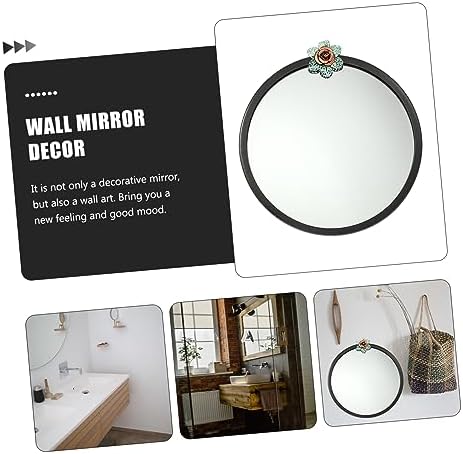 PRETYZOOM Wall Mounted Makeup Mirror with LED Lights