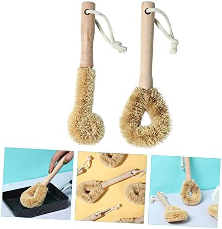 PLAFOPE Efficient Cast Iron Scrubber Brush Set