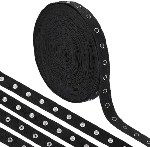 15 Yard Black Sewing Snap Tape Trim Fastener