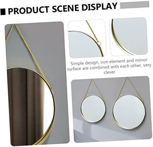 Gogogmee Wall-Mounted Vanity Mirror Round Hanging