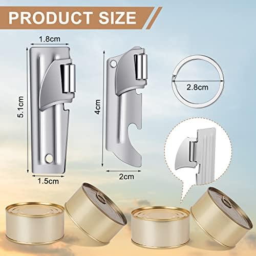 Honeydak 18-Piece Military Can Opener Set with Key Ring