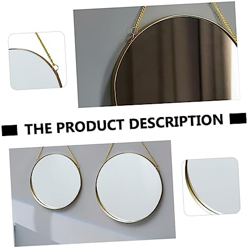 Outanaya Round Gold Mirror Wall Decor