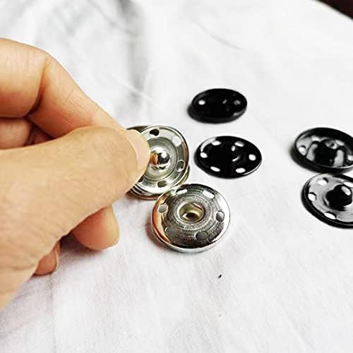 JOSDIOX 1 Inch Large Metal Snaps 12 Sets 1