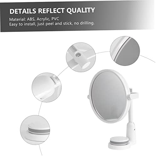 FOYTOKI Foldable Wall Mirror 180 Rotate Single Sided