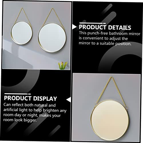 SOIMISS Round Wall Vanity Mirror for Bathroom and Bedroom