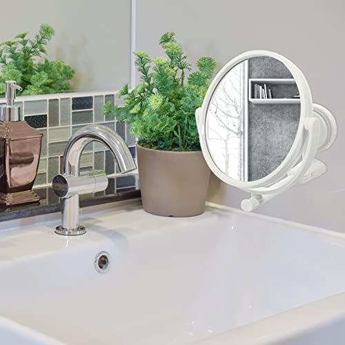 Garneck Wall Mounted Folding Rotating Makeup Mirror 1