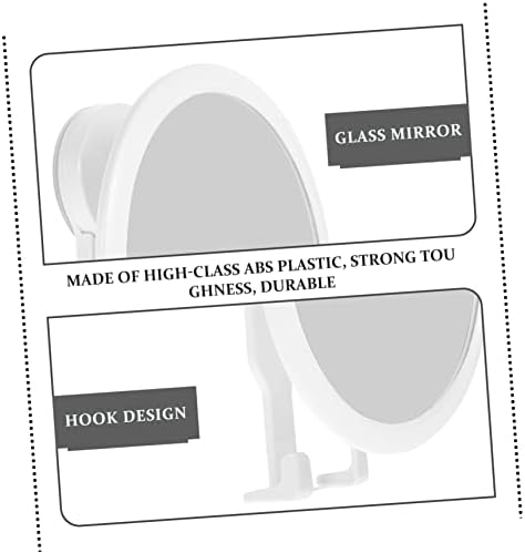 Healeved Wall Mounted Vanity Mirror - Adjustable Clear Decorative