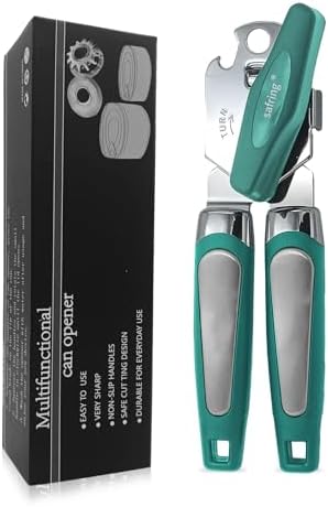 Safring Manual Can Opener with Bottle Opener