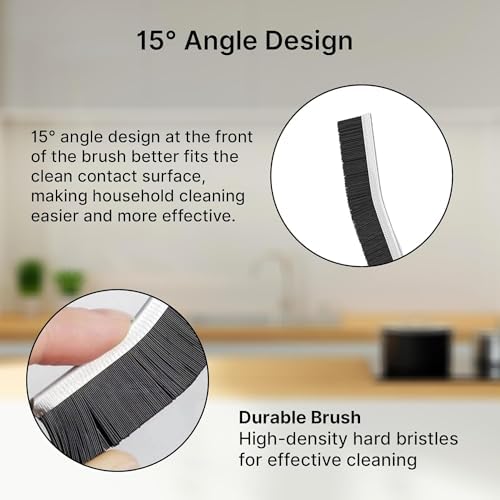 4 Pcs Crevice Cleaning Brush Set with Durable Bristles