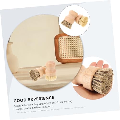 SOESFOUFU Wooden Handle Multipurpose Cleaning Brush Set