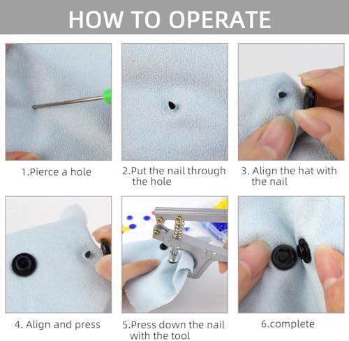 150 pcs T5 Resin Snap Buttons Kit with Storage Organizer
