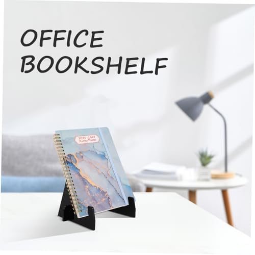 HOODANCOS Clear Acrylic Cookbook Stand with Ledge 1