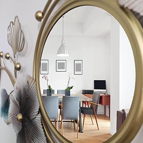 LYNSET Ginkgo Leaf 47 Metal Wall Mirror