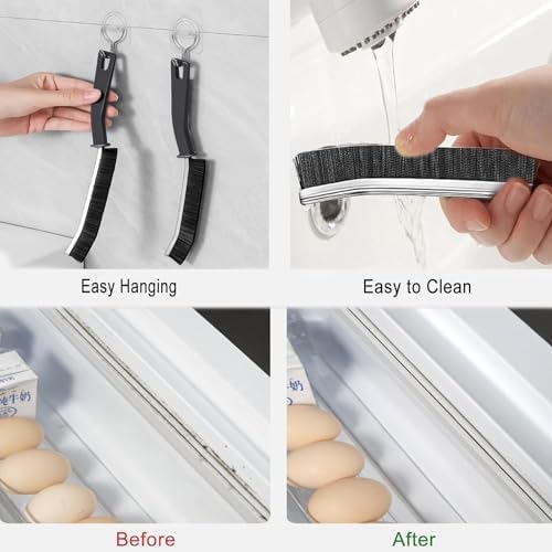 5 Pack Hard Bristle Crevice Cleaning Brush for Home Kitchen Use