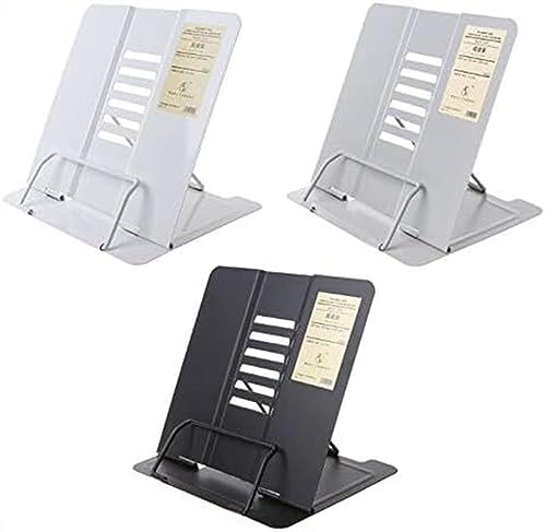 JACCOS Adjustable Metal Book Stand for Reading and Learning
