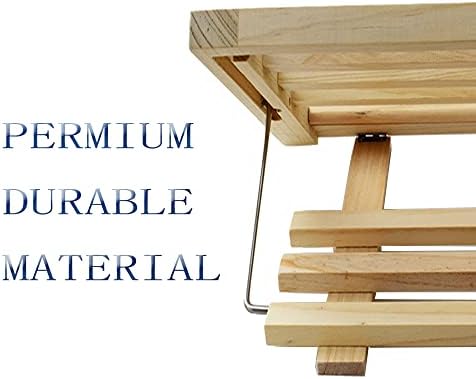 UHRLGHS Adjustable Wooden Cookbook Stand