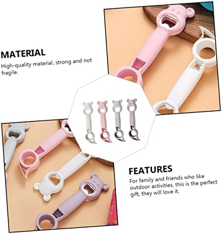 KICHOUSE 4 Pack Multi-Function Jar Opener Set