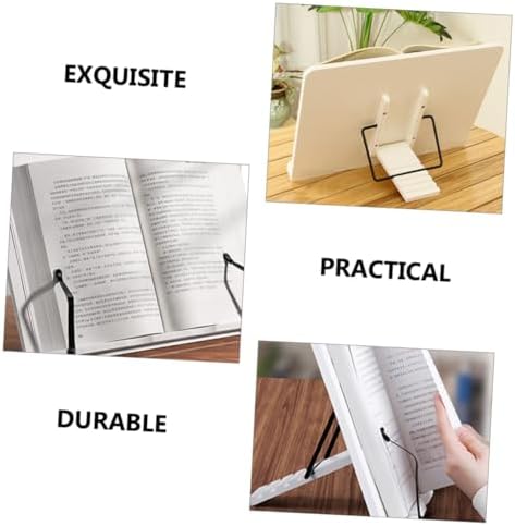 Adjustable Wooden Book Stand for Reading Display