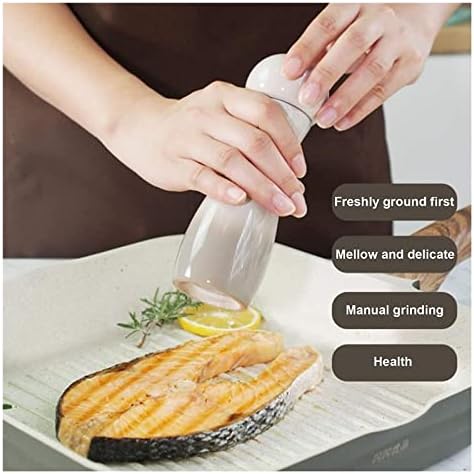 Refillable Salt and Pepper Mill Set of 2 Adjustable Ceramic Grinder 1