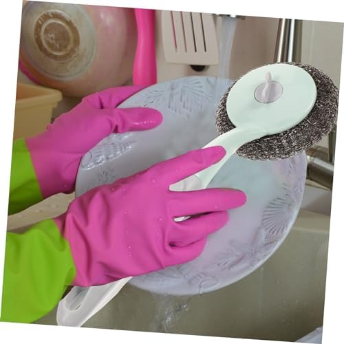 FOMIYES 2PCS Long Handle Kitchen Cleaning Brush