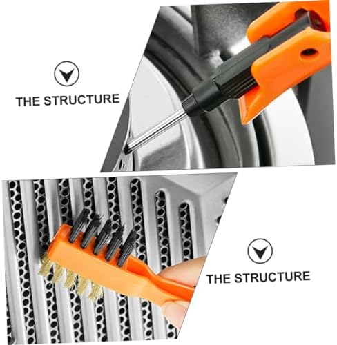FOMIYES 2pcs Window Groove Cleaning Brush Multi-Function Home Tool
