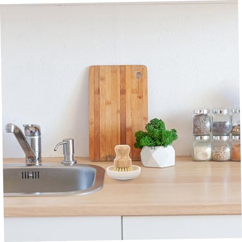 VINTORKY Wood Dish Brush with Sturdy Bristles