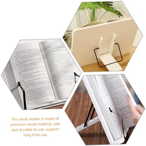 PLAFOPE Wood Book Stand for Reading and Display