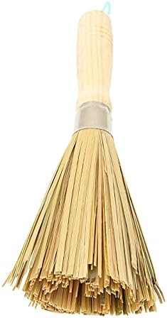 Tomotato Wooden Wok Brush for Kitchen Cleaning