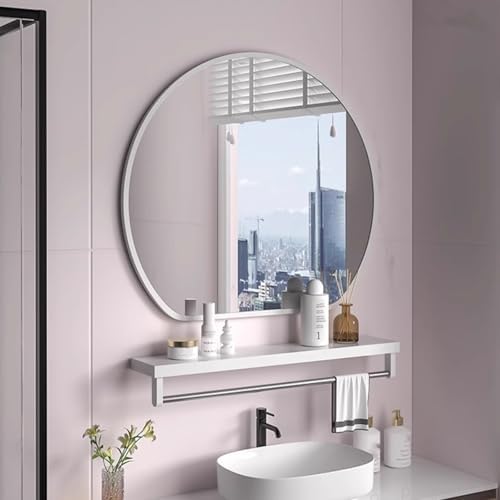 FLIPP Simple Semicircular Bathroom Mirror 50cm