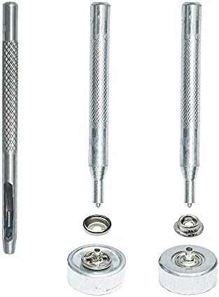 INNETOC 70 Sets Heavy Duty Metal Snaps Kit