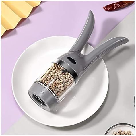 LEIXIUSM Refillable Pepper Mill Set 2pc Salt Pepper Grinders