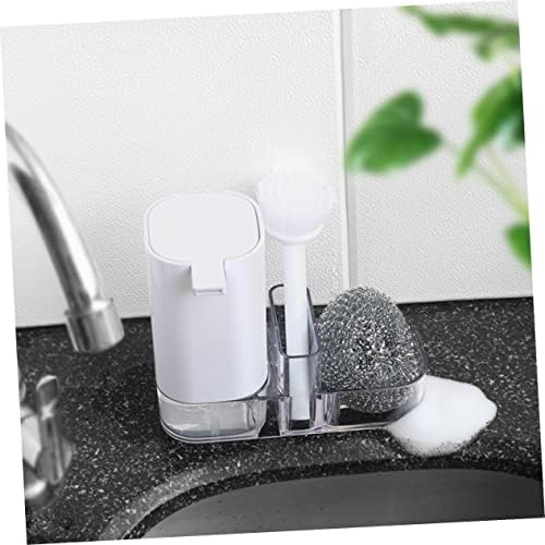 Minkissy 4 in 1 Dishwashing Brush Set with Holder
