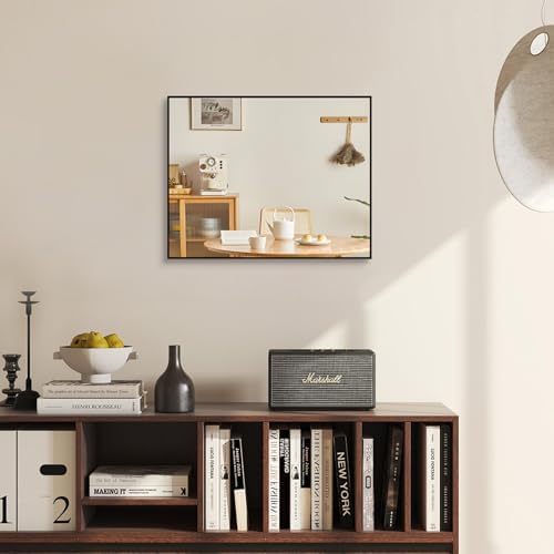 BEAUTME 20x16 Inch Modern Bathroom Mirror