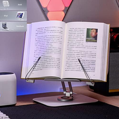 Adjustable 360 Rotating Book Stand for Reading