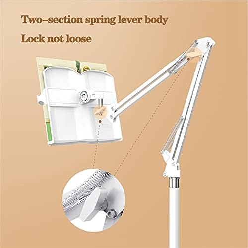 Yuidaaavzz Floor Bookstand with Swivel and Adjustable Height